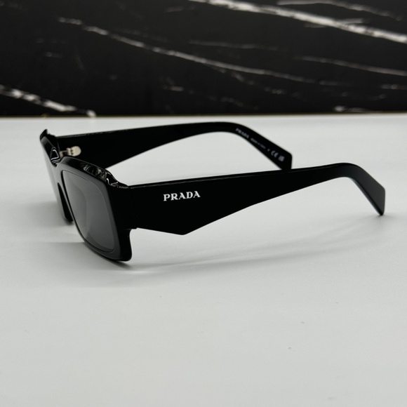 NEW SPR 27Z 16K08Z PRADA BLACK SQUARE PR27ZS 16K08Z UNISEX SUNGLASSES PR 27ZS - Picture 7 of 11